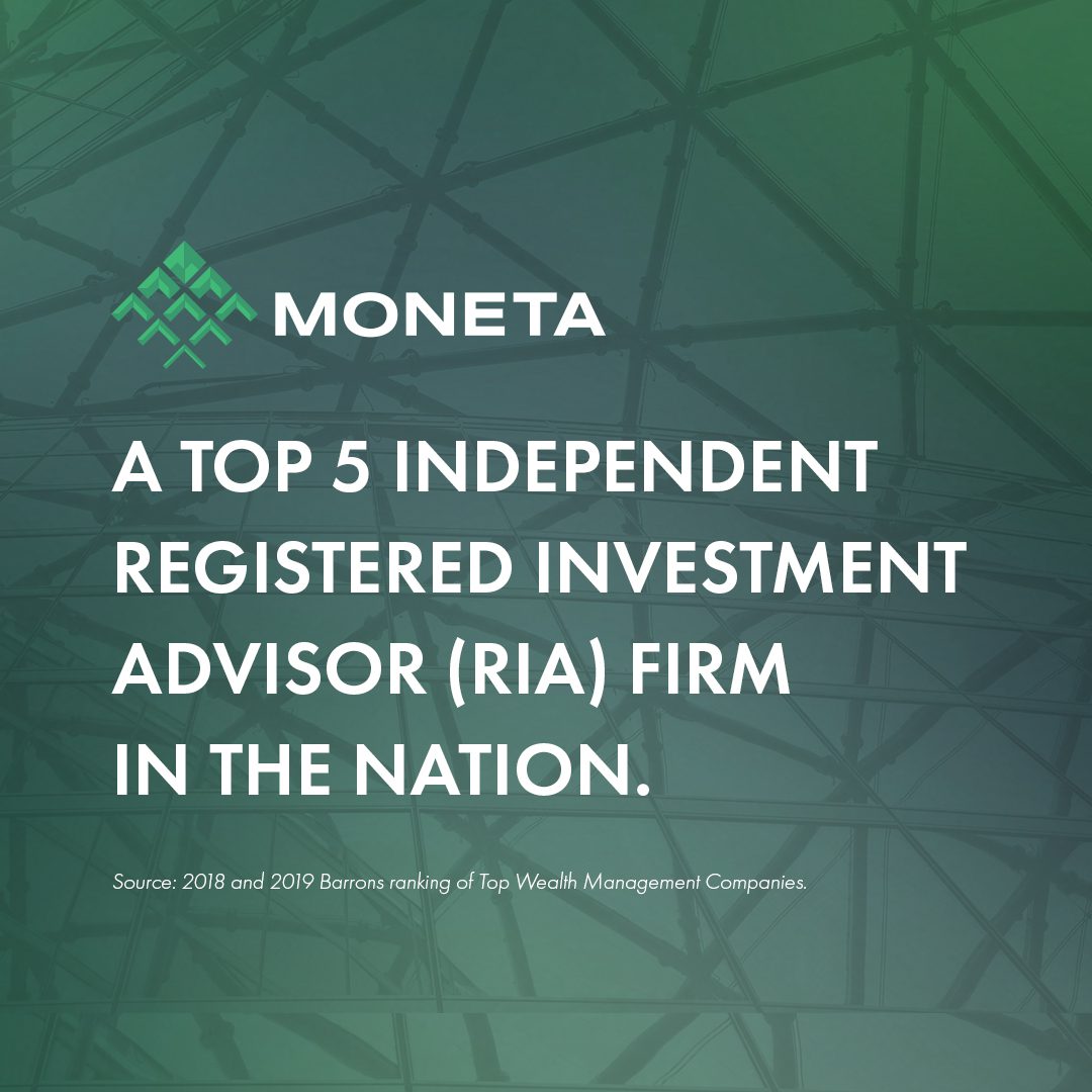 Barron’s ranks Moneta among nation’s Top 5 RIAs again for combination of quality and scale