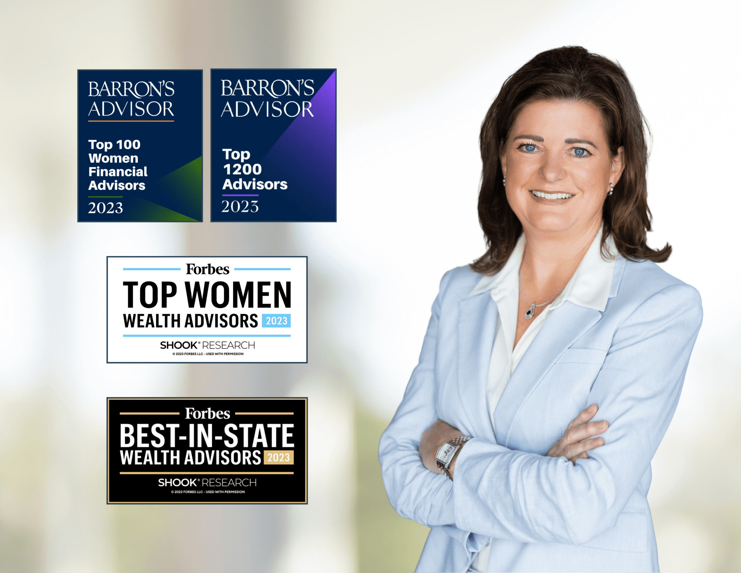 Diane Compardo Recognized Four Times in 2023 as a Top Advisor by Barron’s and Forbes