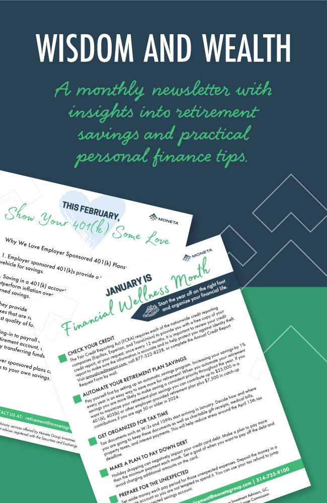 Two image with text detailing how to improve your financial wellness for your 401k.